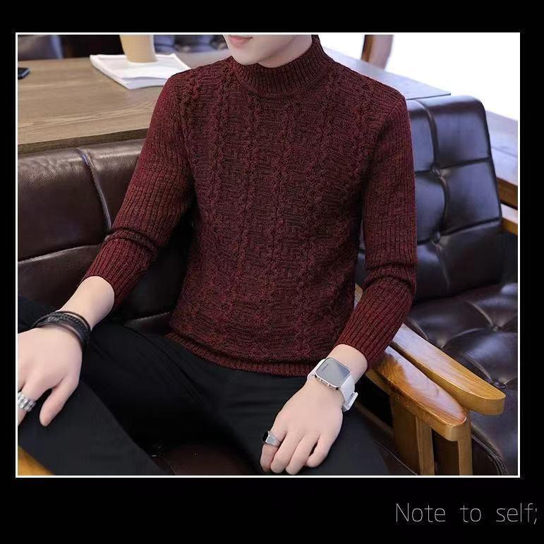 Product Introduction of Áo Len Cổ Lửng Dành Cho Nam Giới, Phong Cách Hàn Quốc, Hợp Xu hướng, Mỏng Vừa Vặn, Dày Dặn, Thích Hợp Cho Giới Trẻ 10