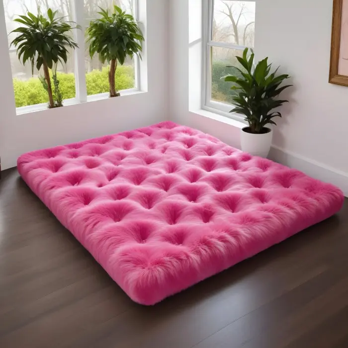 kasur 2in1 bulu tebal  180x80x8cm empuk/lembut/bulu halus/nyaman/murah LP Furniture