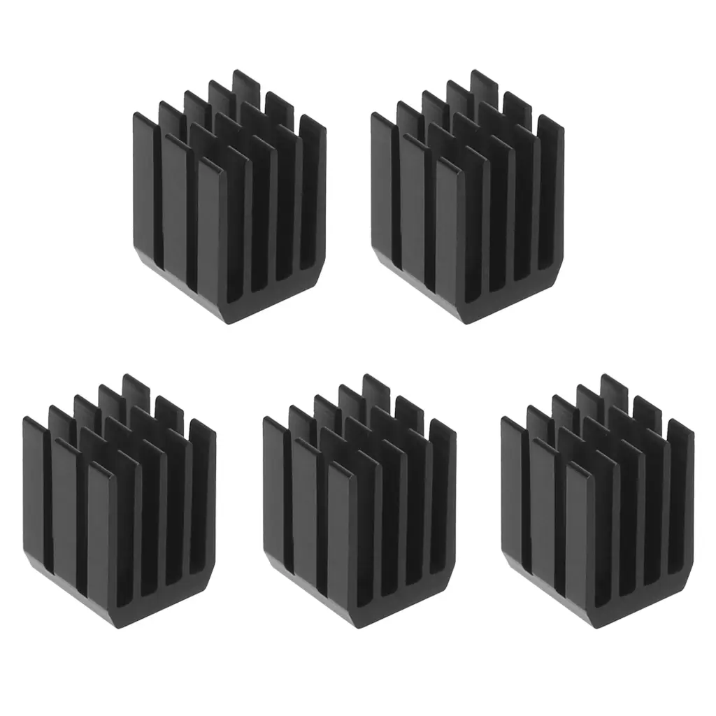 9x9x12mm Aluminum Profile Heat Sink Adhesive Backing forRAM PC Chip Cpu Routing