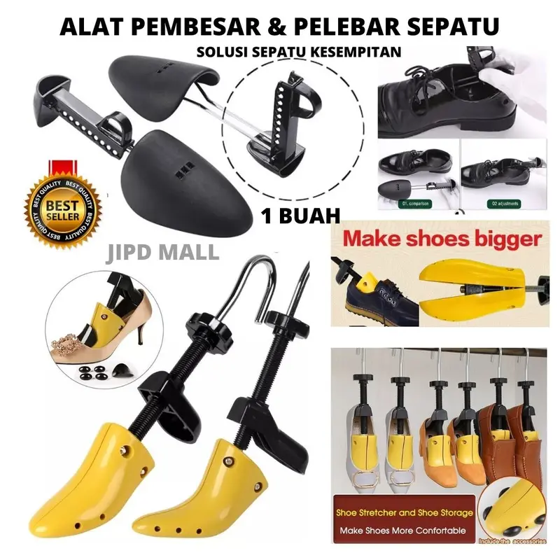 Alat Memperlebar Dan Memperbesar Sepatu Sempit Catok Penyangga Sepatu 0