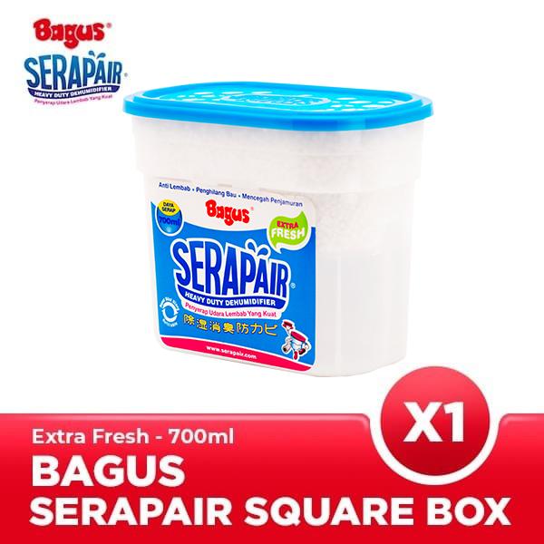Ikoca Bagus Serapair Square Box serap air 700 ml Extra Fresh Biru W-20402 0