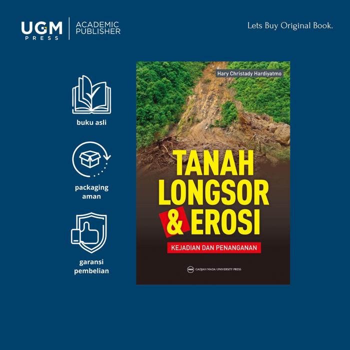 Gambar UGM Press Original Buku Tanah Longsor & Erosi: Kejadian dan Penanganan dari UGM PRESS Kab. Sleman Tokopedia