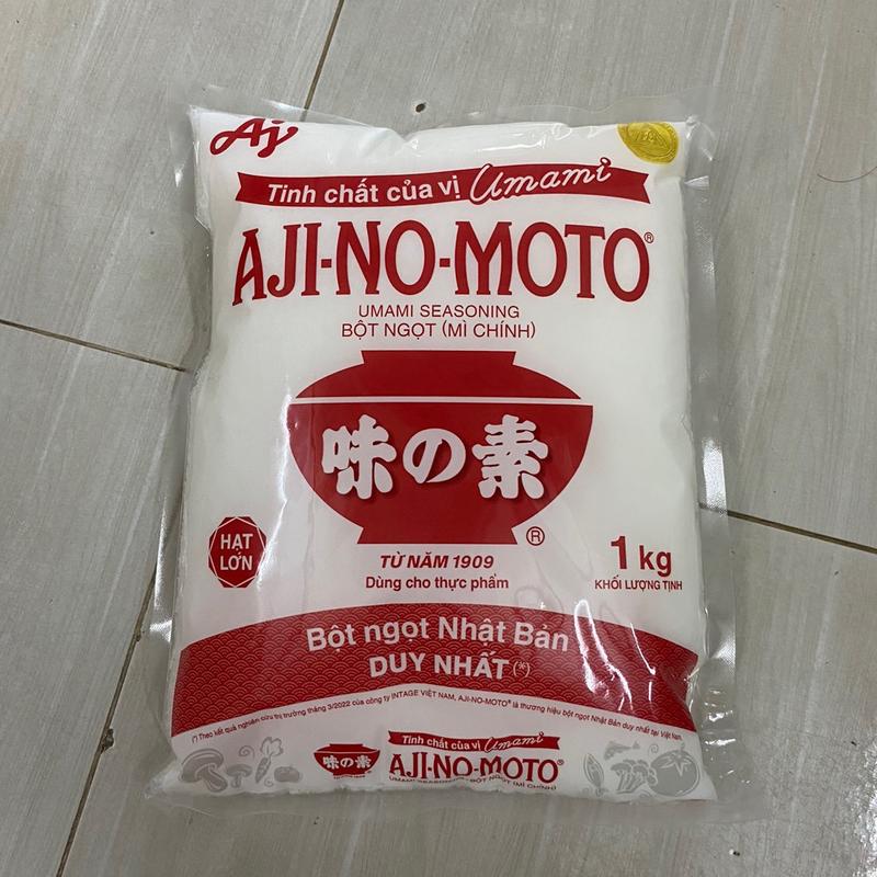  TO  1 GÓI BỘT NGỌT 1KG TO. BỘT NGỌT AJI-NO-MOTO HẠT LỚN HẠT TO THƯỜNG DÙNG TRONG GÓC BẾP GIA ĐÌNH Tự nhiên Gói 