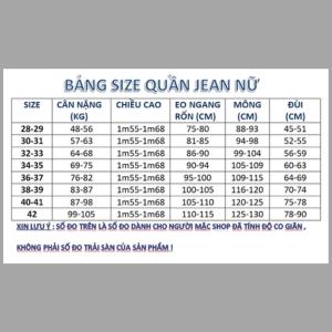 Product Introduction of (COMBO 2 QUẦN JEANS) Quần jean nữ lưng cao bigsize từ 55 đến 105kg, vải bò co giãn không phai màu, dáng skinny ống ôm hơi đứng màu xanh đen Pants Denim Women Ong hot 2