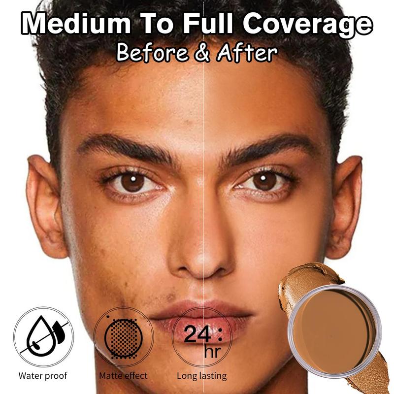 Long Lasting Bronzer Cream, 1 Box Facial Compact Bronzing Cream, Easy to Apply with Buildable Coverage, Contouring Cream for All Skin Tones, Valentine's Day Gift 4