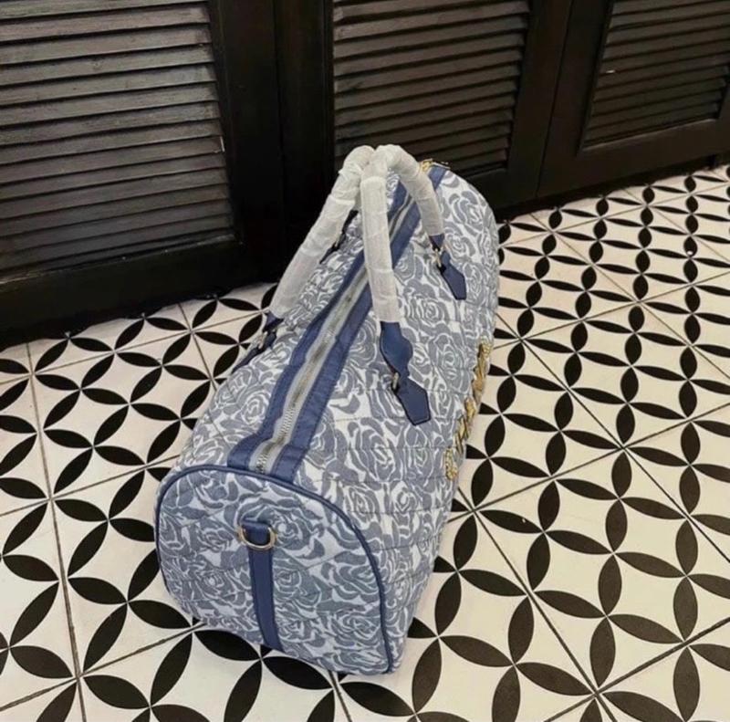 Túi trống túi trống du lịch họa tiết hoa hồng KT46*23*26cm túi trống họa tiết trắng đen KT50*22*25cm Bag Nữ Balo tuitrong