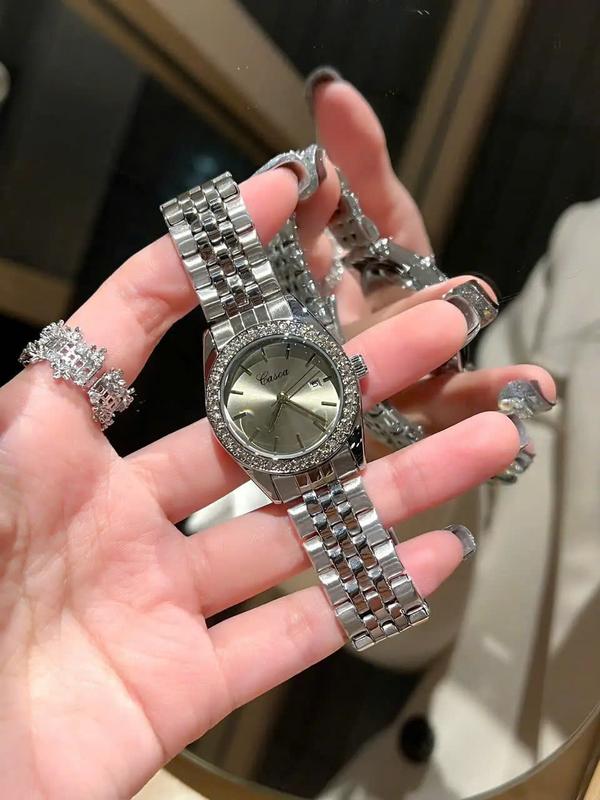    MS STORE   Đồng Hồ Nữ  Thời Trang Phong Cách,Thường Ngày  Chống Thấm Nước .  Free Gifs  Hộp cao cấp *1+ pin*1. B190 