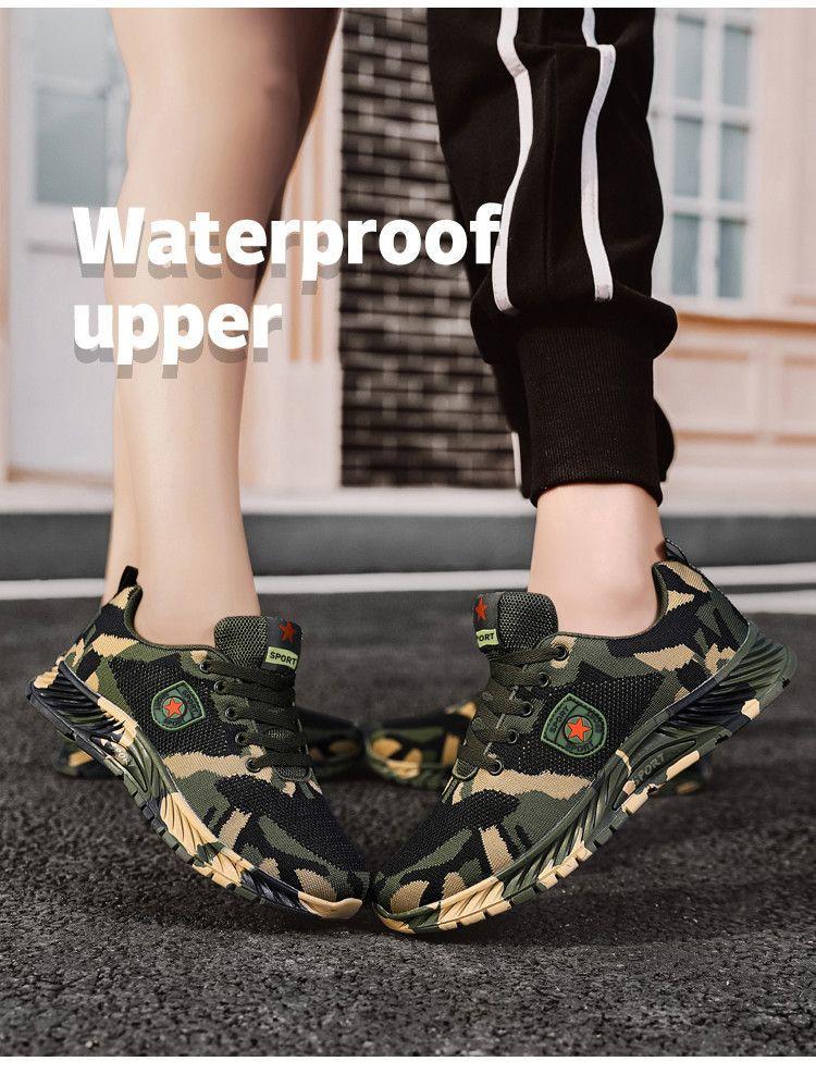 Product Introduction of Pumps Men's and Women's Same Style 2024 Spring and Summer Camouflage Liberation Shoes Wear-Resistant Military Training Sneaker Lightweight Casual Lazybones' Shoes Trainers Closed Runner Sports Shoes Athletic Running Footwear Boy Comfort Bridal 4