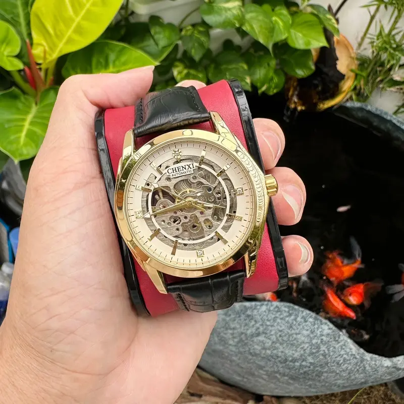 Đồng Hồ  Nam  Chenxi Chính Hãng (CX-8821G Máy Cơ Siêu mỏng) Watch 2