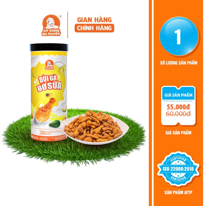 1 hũ ĐÙI GÀ BƠ SỮA - chất lượng - Food Đồ Ăn Vặt Snack Ăn Cùng Bà Tuyết