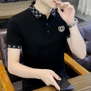 Áo Thun Polo Nam Cá Sâu Ngắn Tay Mùa Hè ECOLLECT Thêu Chữ BB Cao Cấp Phối Cổ Hoạ Tiết Ô Vuông - CD35