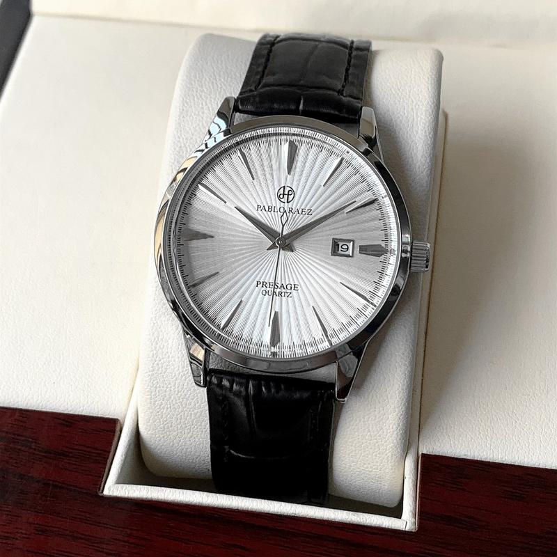 Đồng hồ nam chống nước PABLO RAEZ thiết kế sang trọng lịch sự chống nước 3ATM có lịch ngày T909 CARIENT