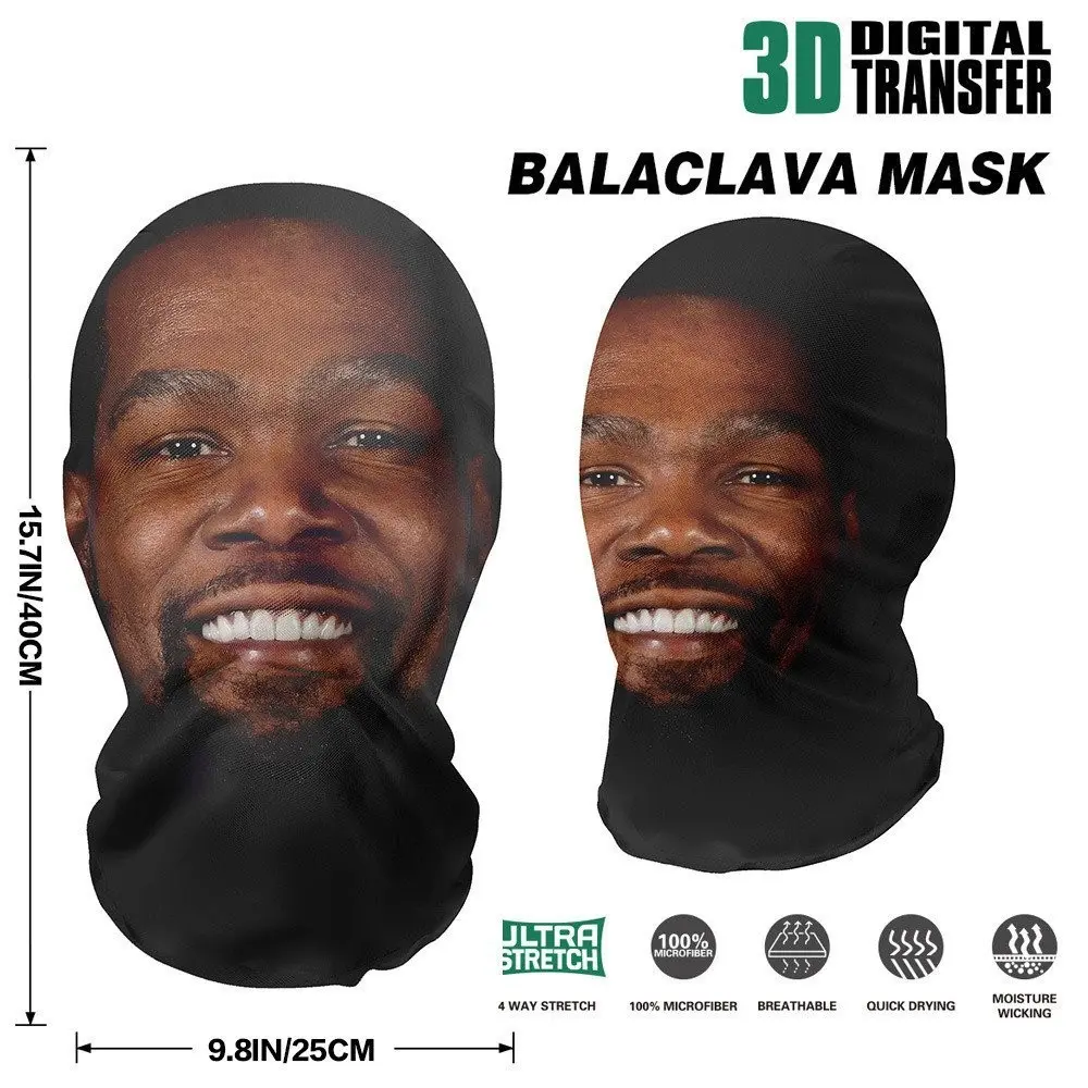2024 3D Printed Seamless Messi Face Mask Celebrity Funny Dust Head Cover Sunscreen Riding Scarf Cosplay Headwear Hip Hop Hood