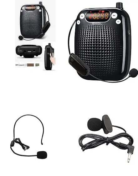 Mic trợ giảng không dây UHF chuyên nghiệp,mic và loa trợ giảng tiện lợi cho giáo viên,hướng dẫn viên 3 míc