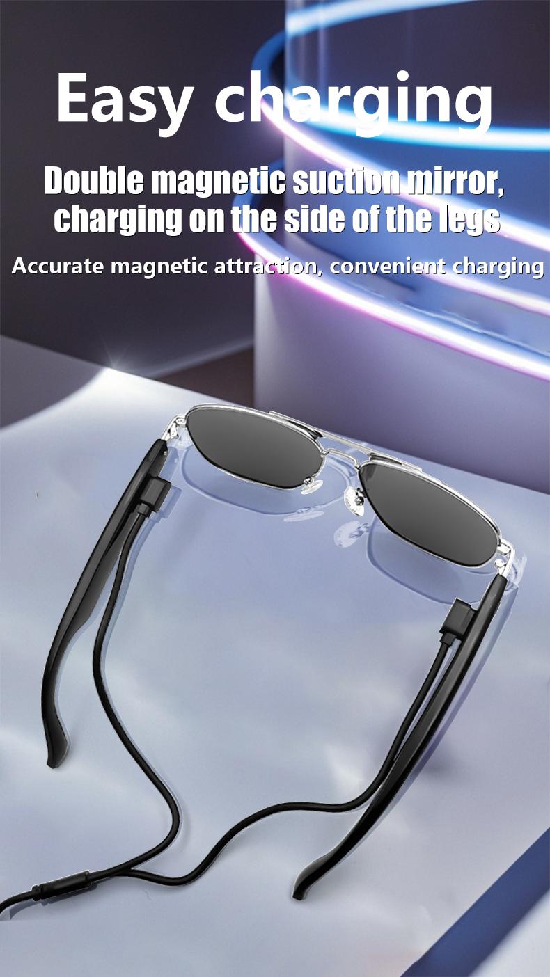 Product Introduction of G01 Smart Glasses Music Playback Bluetooth Call Remote Control Photo Life Waterproof Sunglasses Anti-blue Light Mirror Hot Sales 10