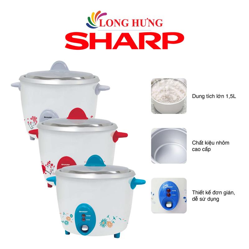 Nồi cơm điện nắp rời Sharp 1.5 lít KSH-D15V - Hàng chính hãng