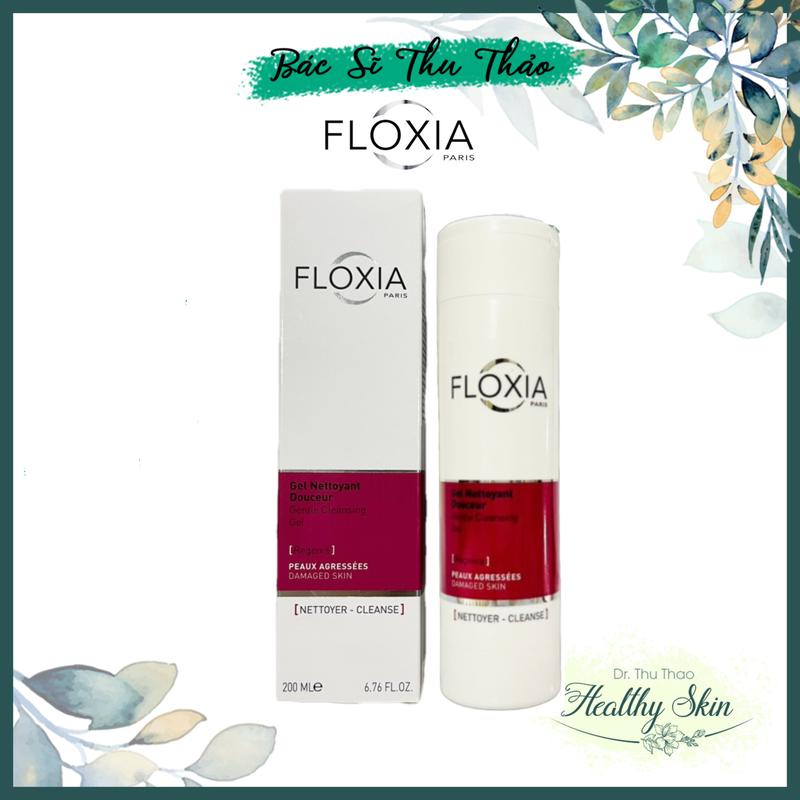   200mL  Sữa rửa mặt dành cho da nhạy cảm FLOXIA GENTLE CLEANSING GEL  REGENIA 