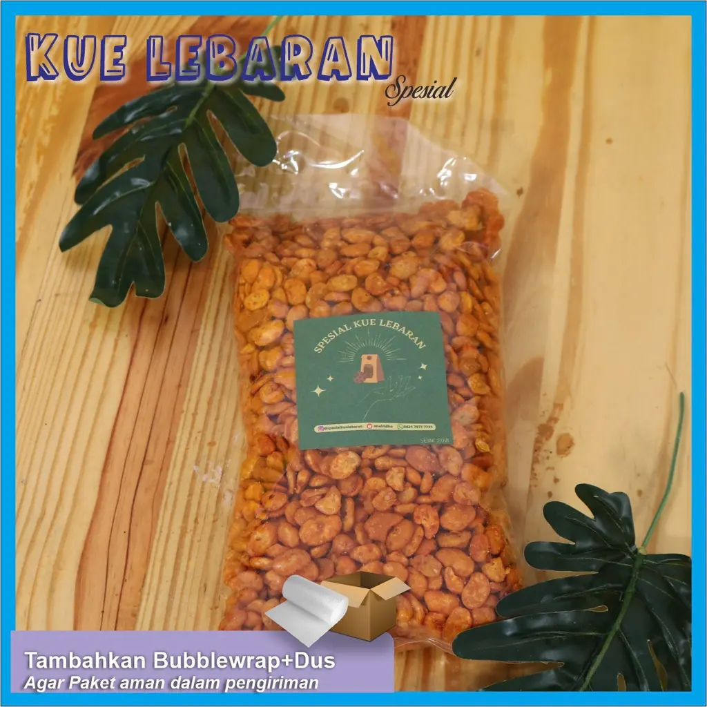 Kacang Koro Rasa Balado Kacang Jaipong Kemasan 500gr - Spesial Kue Lebaran