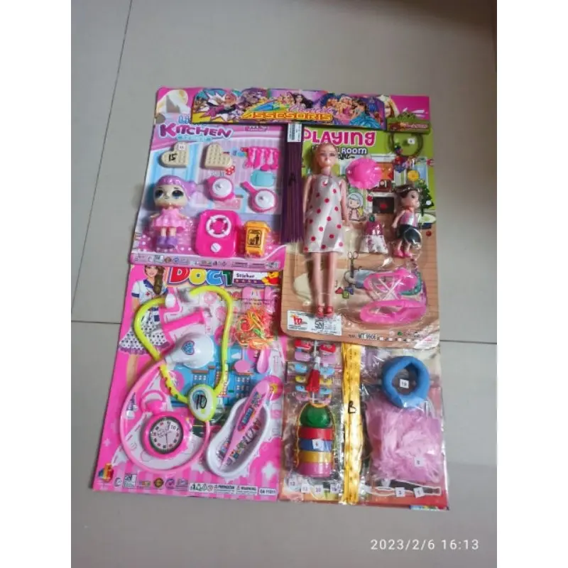Kolas Cabutan Cabut Super Barbie Dapur LOL Kitchen Jual Ecer 1000 Mainan Anak Murah (isi 120 pcs) 4