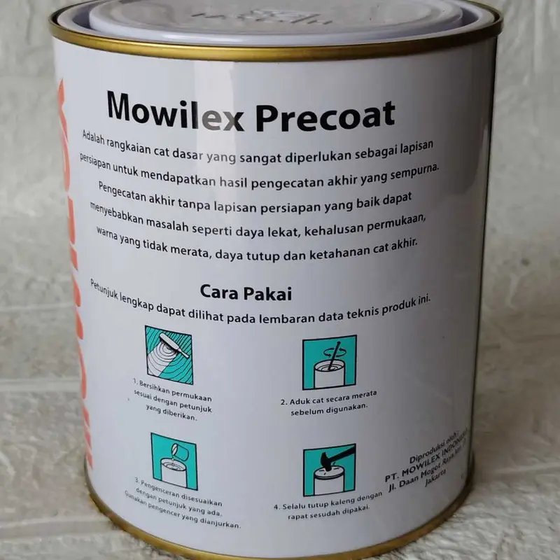 Dempul Mowilex Precoat Wood Filler 1 Kg Jati 2