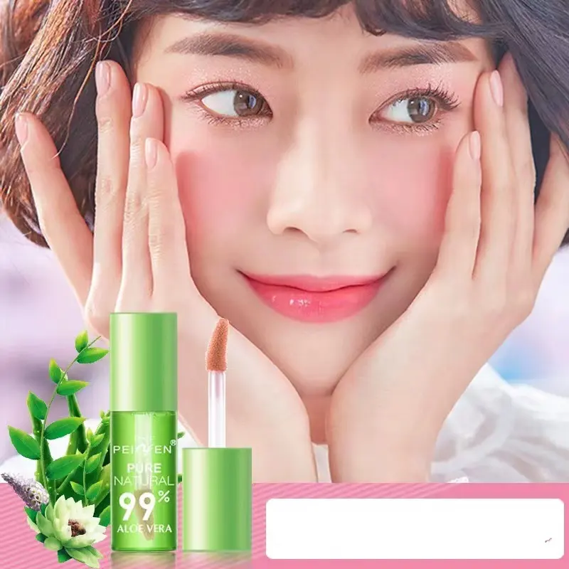 Moisturizing Aloe Essence Lip Gloss Natural Changable Color Portable Waterproof Long Lasting Nutritious Lips Care Lipstick