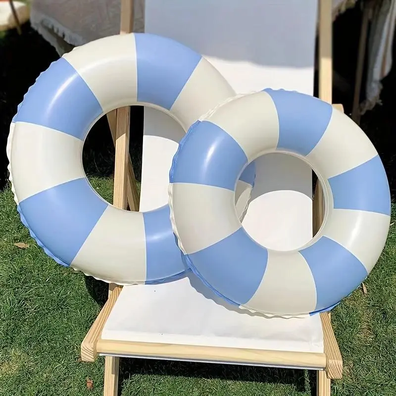 Inflatable Swimming Ring, 1 Count Inflatable Swimming Circle, Swimming Float for Adults, Water Sports Equipment for Outdoor Swimming Pool
