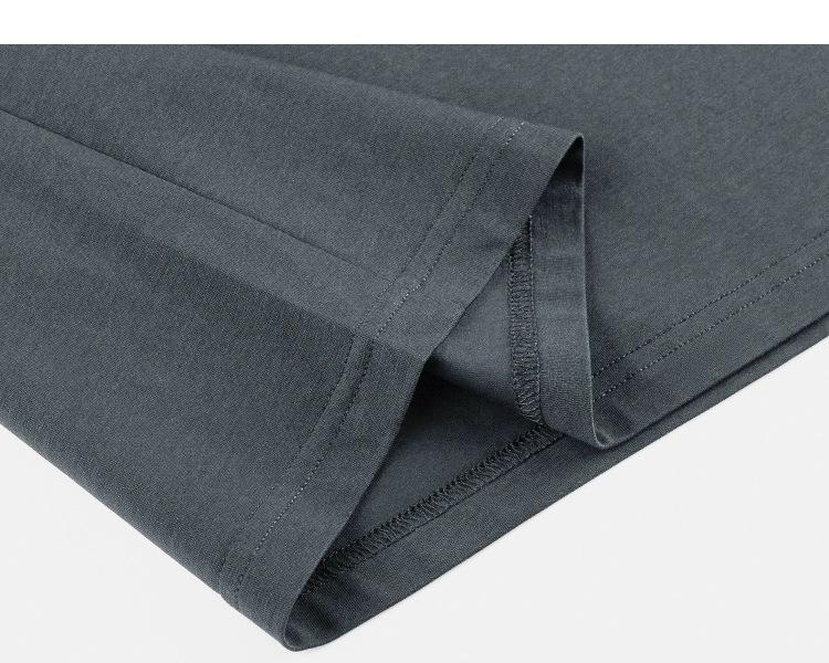 Product Introduction of Áo Vest Nam Dáng Rộng Màu Trơn 1 Mảnh Menswear Cổ Tròn 4