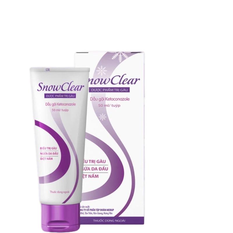 Dầu gội snow clear - dành cho da gàu ngứa - Tuyp 50ml Dưỡng Tóc Chăm Sóc Tóc Women