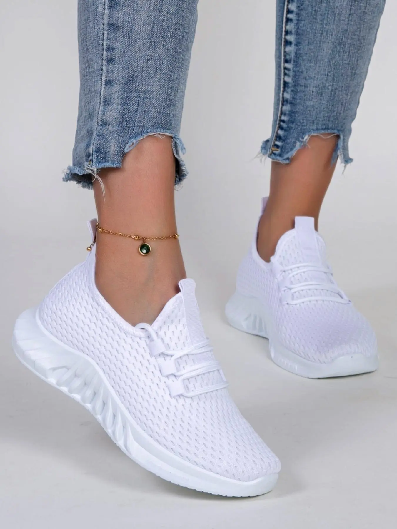 Women's Lace-up Front Low Top Trainers for Autumn Outfits, Casual Breathable Lightweight Sports Sneakers, Non-slip Running Designer Shoes , Walking Trainer