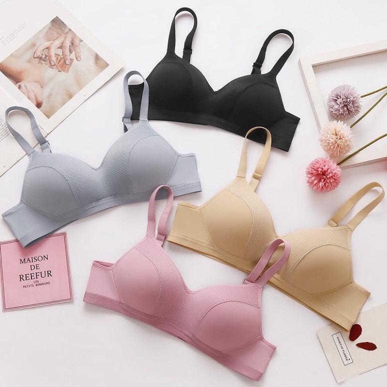 Áo lót nữ áo ngực nữ bigsize đệm mỏng không gọng thoáng mát Ms : 718 lùi size chỉ giặt tay 【 xám xanh lá bhtiktok plus Voi Bra