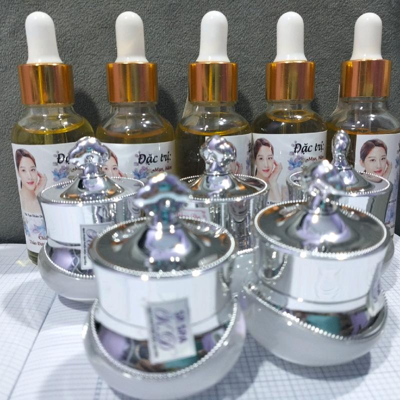 5 combo serum manh với 5 hữu kem dưỡng trắng mạnh cho tất cả loại da Skincare