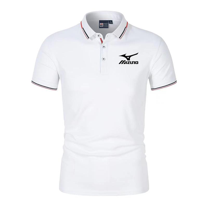 Áo Polo, Mizuno, Dành Cho Nam, Ngắn Tay, Làm Bằng Cotton, Màu Trơn Quần Áo Golf, Phong Cách Doanh Nhân, Đơn Giản, Thoáng Khí, Thấm Hút Mồ Hôi, Nhanh Khô, Thông Số Kỹ Thuật 3 Nút, Dễ Phối Đồ, Trang Phục Thường Ngày