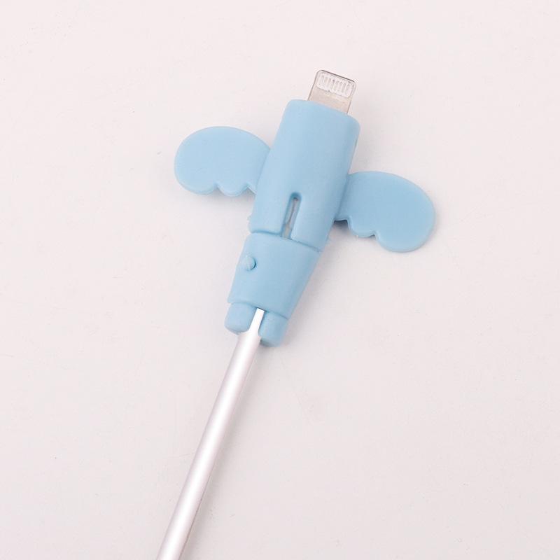Product Introduction of Little Angel Data Cable Protector,Anti-Break Charging Cable Sleeve,Mobile Phone Wire Connector,Student Cartoon Design 8
