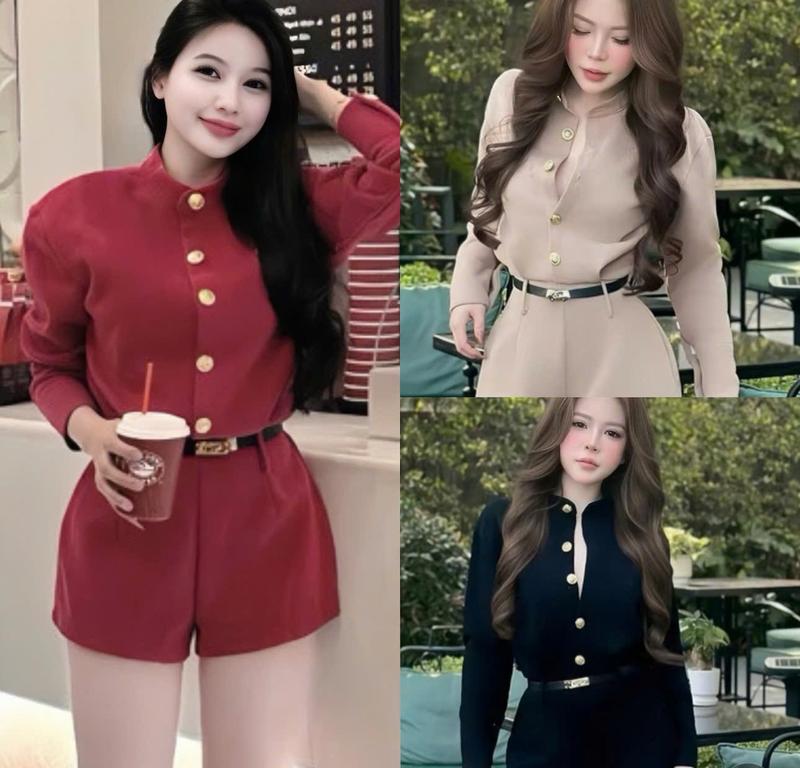 Product Introduction of Jum Cổ Tàu Cúc Kèm Đai Cá Tính - J9 cho Nữ 1