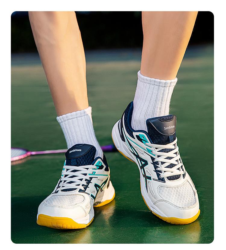 Product Introduction of In Stock Professional Badminton Shoes Tennis Shoes Volleyball Shoes Table Tennis Ball Shoes Badminton Shoes Men's and Women's Non-Slip Wear-Resistant Breathable Summer Air Sports Sneakers Shoes for Professional Children and Students 23