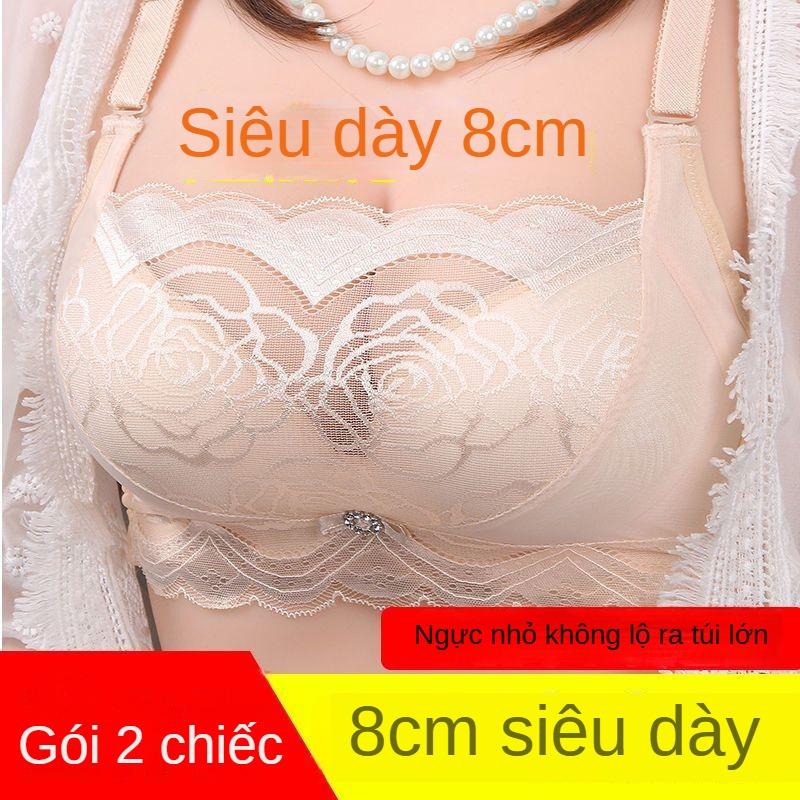 Áo Ngực Cực Dày, 8cm, Không Dây, Siêu Nâng Ngực, Thích Hợp Cho Ngực Nhỏ Đồ Lót Đặc Biệt Cho Phụ Nữ, Áo Ống, Chống Trượt, Áo Ngực Cực Dày Bra Top mieng  dan 2