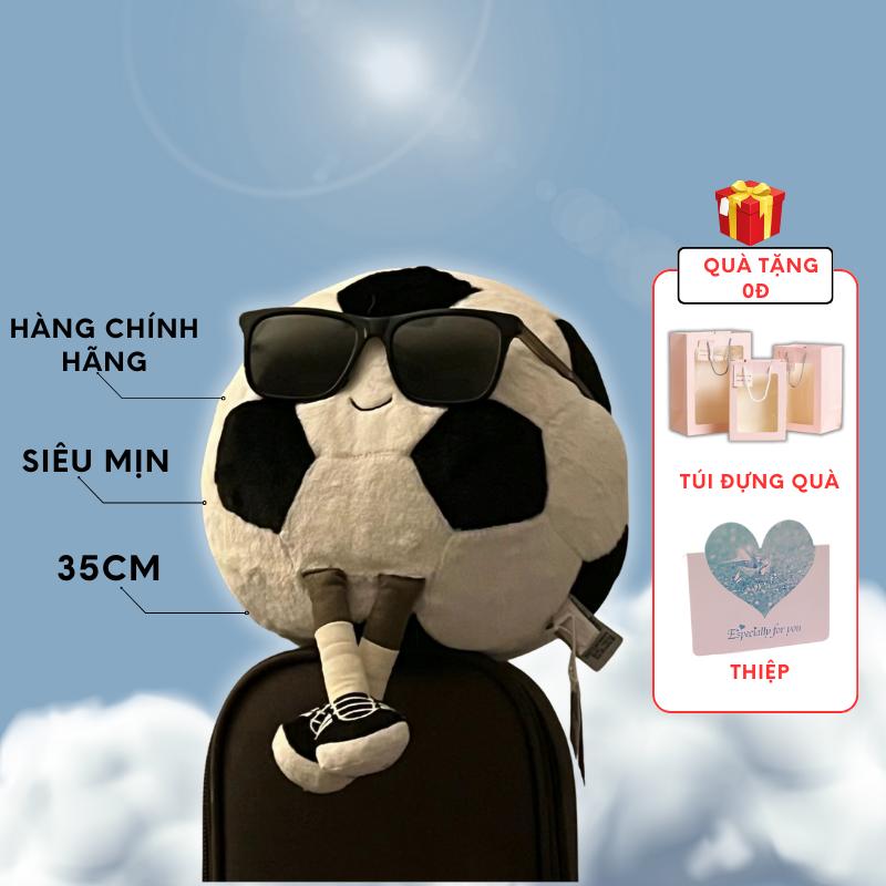 Gấu Bông Bóng Đá, Bóng Rổ Size To, Gấu Bông Hình Trái banh Dễ Thương Thú Bông Thú Nhồi Bông