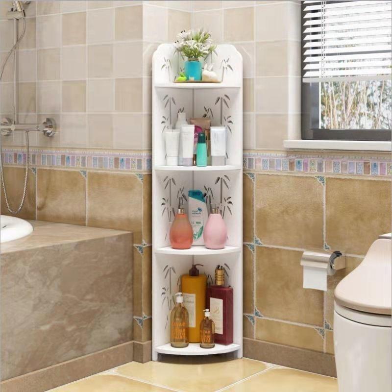 Kệ Góc Tường Để Đồ Phòng Tắm - Chống Nước - Giá Xưởng - Giá Tam Giác Chứa Đồ Nhà Vệ Sinh 4 Tầng - Kệ Góc Vuông Đặt Đồ. Kitchen Nhà Bếp kededo toilet kệ  phòng kệ  đa kệ  góc 360 kệ  danang