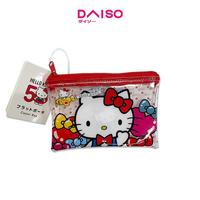 Gambar Daiso Flat Pouch (S)  HELLO KITTY 50th Anniversary dari Daiso Japan Official Store Kota Administrasi Jakarta Selatan 1 Tokopedia