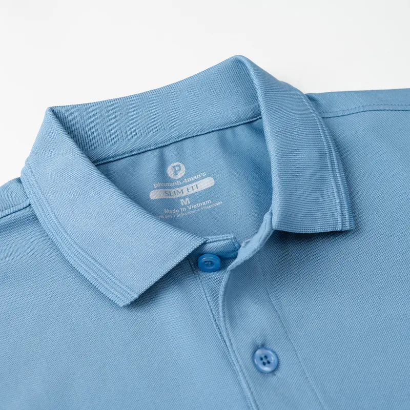 Áo polo Nam Cotton Trơn màu Đen Chất Cotton, Thấm Hút mồ hôi,thoáng mát - Thương Hiệu Phananh.4man's Menswear Shirt Ngắn Tay 7