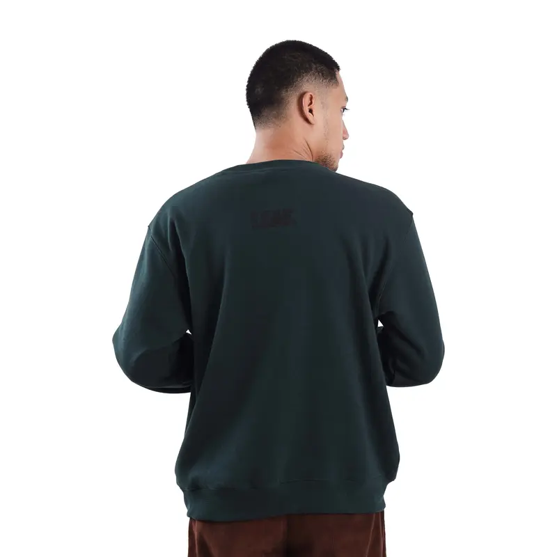 LEAF Bold Type Green Crewneck 2
