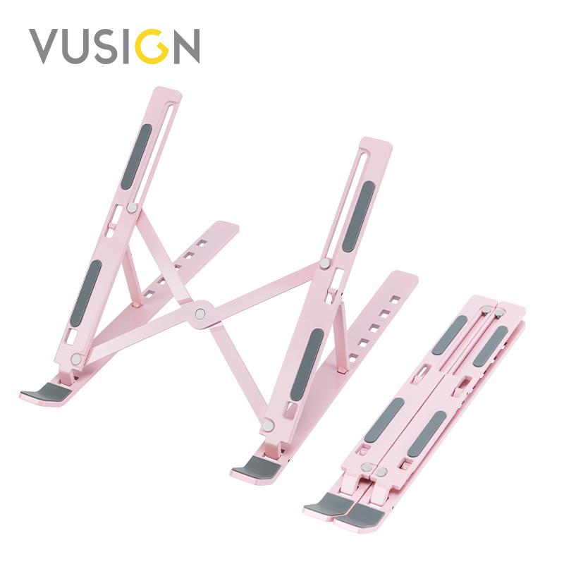 Giá đỡ Laptop chống trượt Deli - Hợp kim nhôm có 6 nấc độ cao cho máy tính xách tay, ipad, điện thoại, sách dưới 15.6 inch dễ dàng gấp gọn, đế silicon tản nhiệt, một đổi một trong 7 ngày