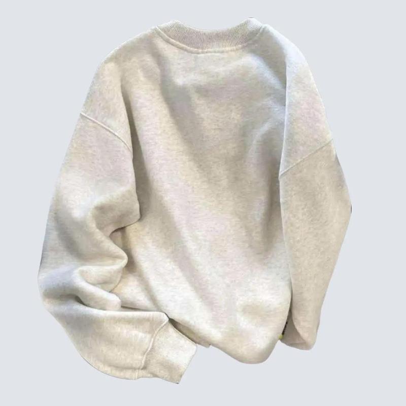 Áo nỉ cổ tròn HELO KITTY sọc Đỏ form rộng chất nỉ Tàu cho nữ - Women, Top 1