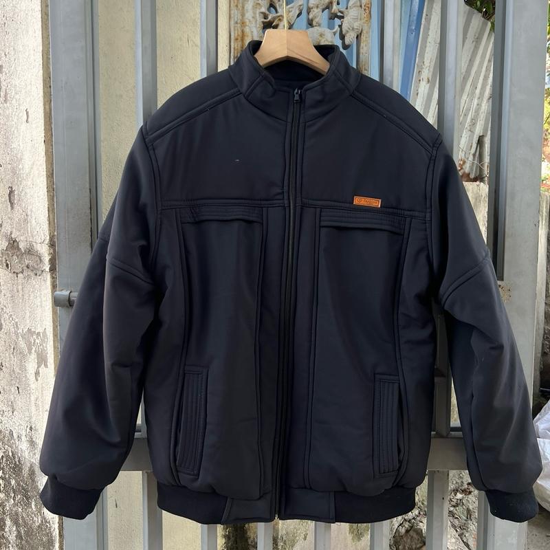 Áo Phao Lót Lông Trung Tuổi , Tặng Bố Tặng Ông mùa đông Menswear Nam áokhoac Ong Đen áo khoác nam