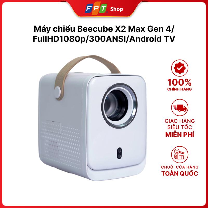 Máy chiếu Beecube X2 Max Gen 4/FullHD1080p/300ANSI/Android TV (No.00907398)