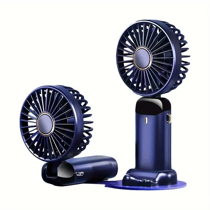 USB Rechargeable Mini Portable Fan, Personal Mini Cooling Fan, Portable Fan for Office, Outdoor, Travel, & Camping