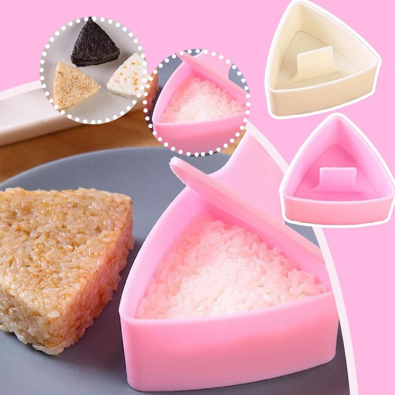 Product Introduction of Khuôn Cơm Nắm Hình Tam Giác, Dụng Cụ Tự Làm Bento, Dụng Cụ Làm Cơm Rong Biển Sushi, Cuộn, H9Z5 14