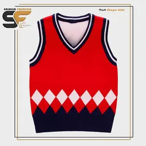Rompi Rajut Anak Usia 3-8 Tahun Rompi Rajut Anak Murah Berkualitas Vest Rajut Anak TK SD