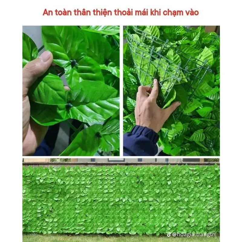Cuộn Hàng rào nhựa kích thước siêu dài 1mx3m trang trí tiểu cảnh, hàng rào decor tường siêu đẹp 1
