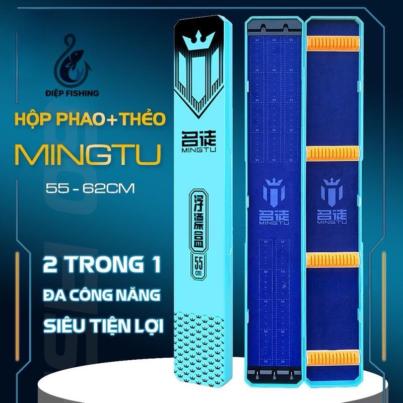 Hộp Đựng Phao Thẻo Câu Cá Mingtu 2 Trong 1 Hộp Đựng Phao Và Hộp Đựng Thẻo Câu Đài Đa Năng ABS Cao Cấp Fishing Đi Câu Bắt Cá Nam Đồng